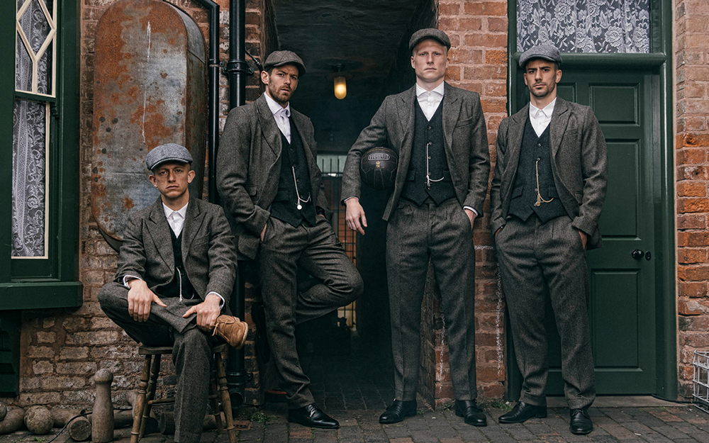 Peaky Blinders Outfit  Three-Piece Tweed Suits - The Garrison – Garrison  Suits